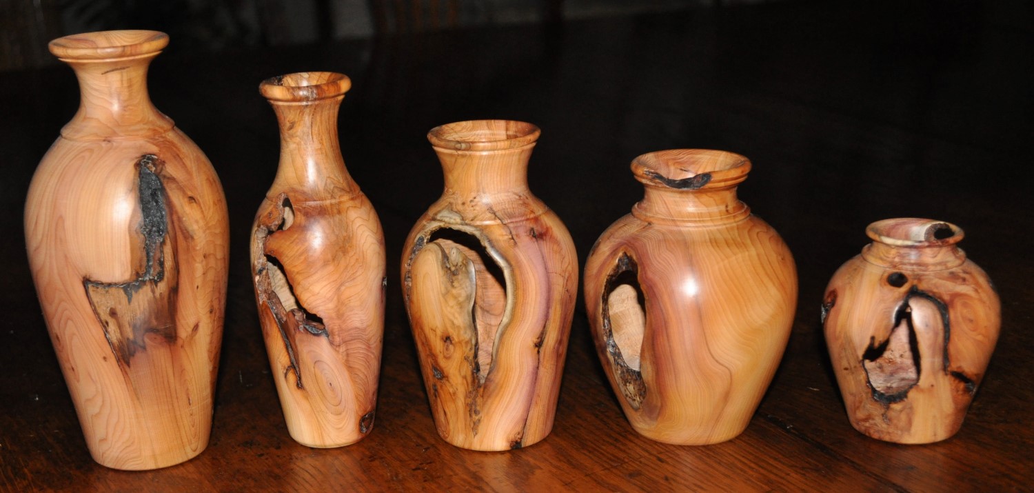Yew Vases