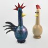 Cock & Hen by Nick Simpson, Woodturner